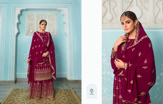 Zisha Simran Heavy Wedding Wear Heavy Georgette Designer Latest Salwar Suit Collection